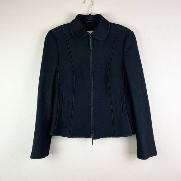 Akris Punto Wool Zip up Jacket - Picture 2 of 5